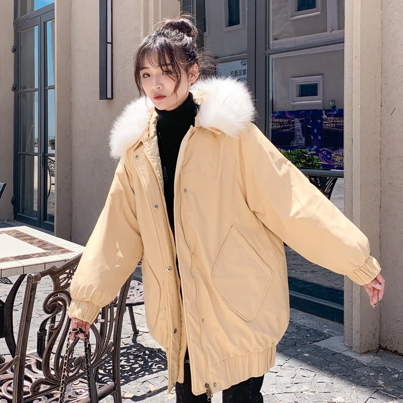 Women Clothing 2020 Winter Coat Women Parkas Hooded Collar Pocket Zipper Female Winter Jacket Solid Loose Warm Thick Women Coat
Women Clothing 2020 Winter Coat Women Parkas Hooded Collar Pocket Zipper Female Winter Jacket Solid Loose Warm Thick Women Coat