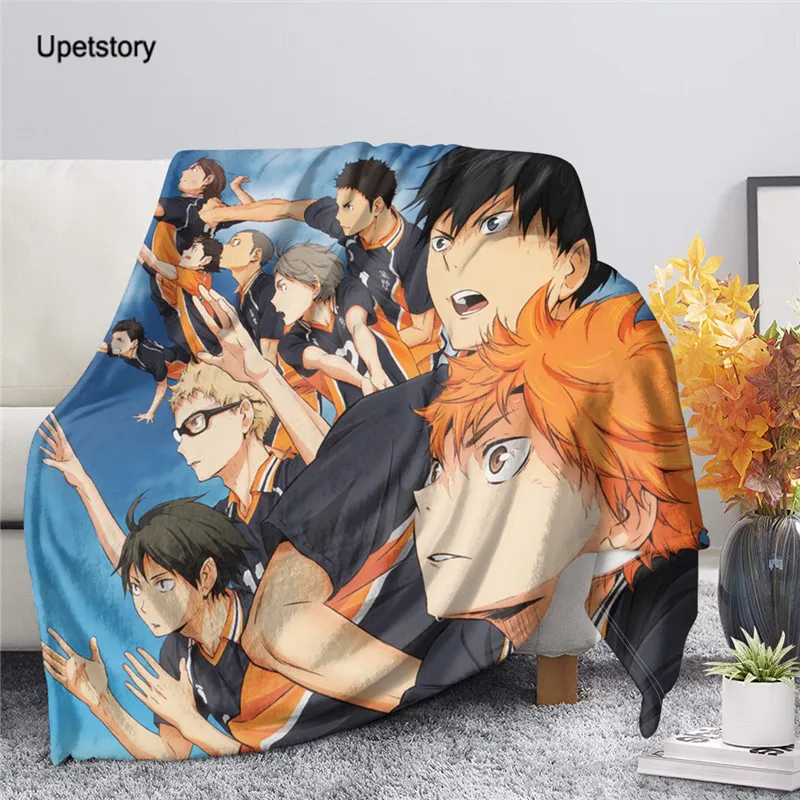 Флисовое одеяло с принтом Upetstory, Японское Аниме Haikyuu Karasuno, для мальчиков и девочек, мягкое тонкое покрывало для кровати, подарок
Флисовое одеяло с принтом Upetstory, Японское Аниме Haikyuu Karasuno, для мальчиков и девочек, мягкое тонкое покрывало для кровати, подарок