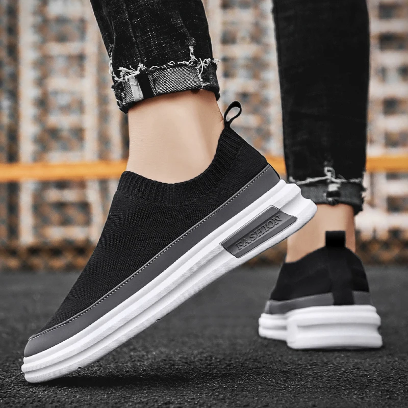 Men's Mesh Slip-on Shoes Without Laces, Breathable Lightweight Fashion Outdoor Sports Jogging Shoes
Men's Mesh Slip-on Shoes Without Laces, Breathable Lightweight Fashion Outdoor Sports Jogging Shoes