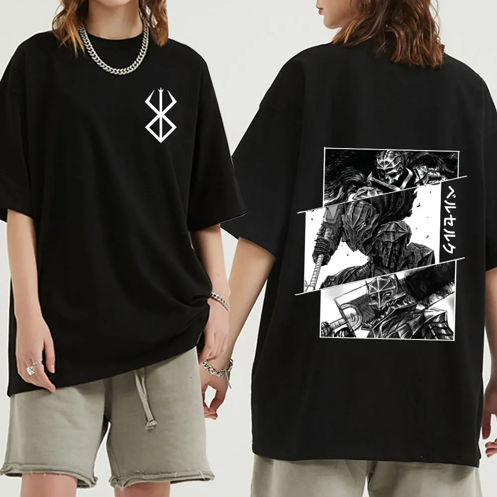 Berserk Guts Double-sided Printing Tshirt Top Tees Male Aesthetic Kawaii Japanese Harajuku Couple T Shirt Harajuku Streetwear
Berserk Guts Double-sided Printing Tshirt Top Tees Male Aesthetic Kawaii Japanese Harajuku Couple T Shirt Harajuku Streetwear