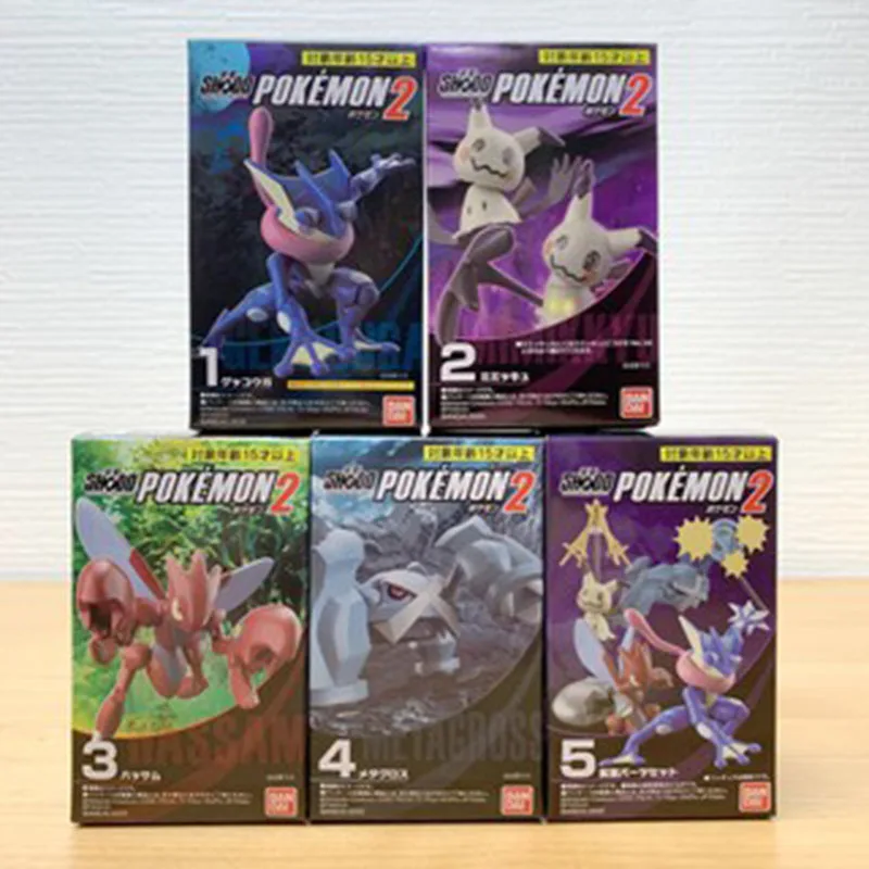 Экшн-фигурки TAKARA TOMY Pokemon SHODO Mimikyu Metagross scizor, игрушки для детей
Экшн-фигурки TAKARA TOMY Pokemon SHODO Mimikyu Metagross scizor, игрушки для детей