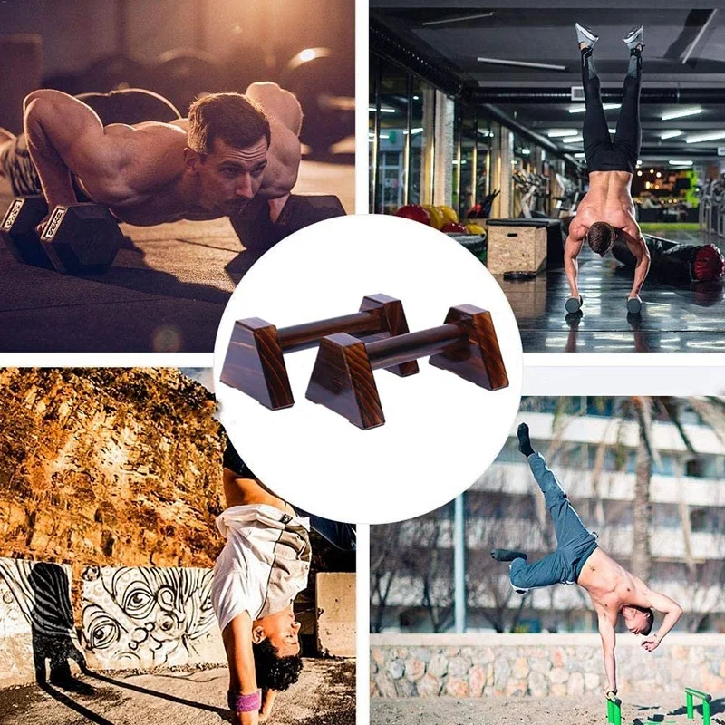 1 Pair of Wooden Push-Up Equipment Gymnastic Handstand Fitness Exercise Tool Men and Women Training Equipment
1 Pair of Wooden Push-Up Equipment Gymnastic Handstand Fitness Exercise Tool Men and Women Training Equipment