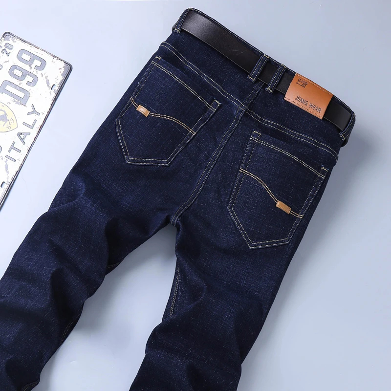 2019 Autumn New Men's Jeans Fashion Casual Business Trousers Black Stretch Straight Denim Pants Male Clothes Large Size 40 42 44
2019 Autumn New Men's Jeans Fashion Casual Business Trousers Black Stretch Straight Denim Pants Male Clothes Large Size 40 42 44