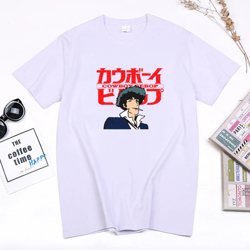 Nostalgia Anime Clothes Cowboy Bebop Spike Spiegel Manga Graphic Tshirt Women Summer Cool Hip Hop Streetwear Tops Soft Otaku Tee
Nostalgia Anime Clothes Cowboy Bebop Spike Spiegel Manga Graphic Tshirt Women Summer Cool Hip Hop Streetwear Tops Soft Otaku Tee