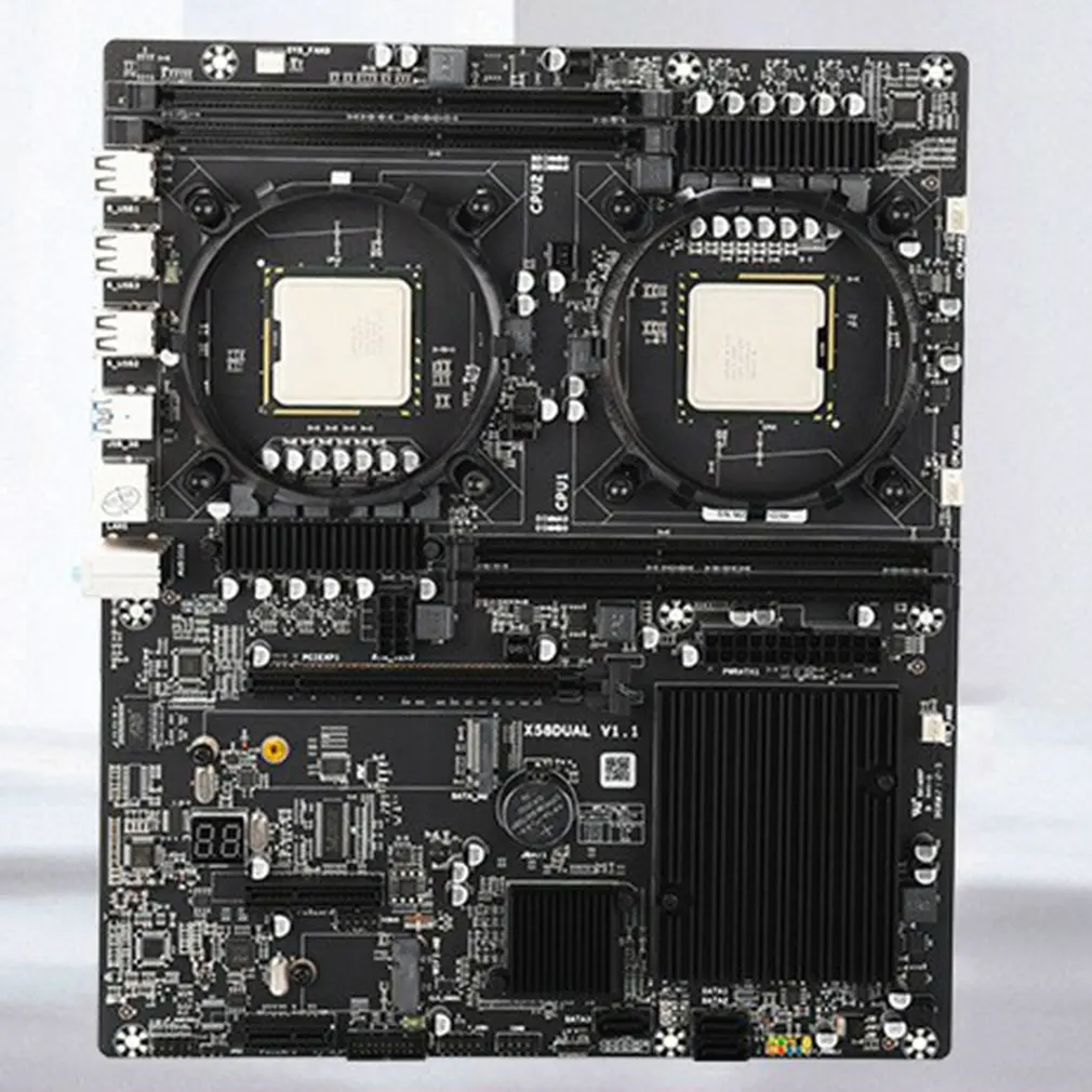 Mainboard X58 E-ATX DDR3 ALC662 Sound Card Chip PCIE X16 Support SATA 2.0 USB 3.0 M.2 NVME Interface USB 3.0 USB 2.0
Mainboard X58 E-ATX DDR3 ALC662 Sound Card Chip PCIE X16 Support SATA 2.0 USB 3.0 M.2 NVME Interface USB 3.0 USB 2.0