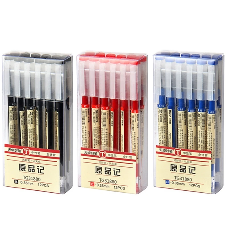 3pcs High Quality 0.35mm Colored Gel Ink Pen School Office Supply Stationery Student Examing Writing Business Signature Tool
3pcs High Quality 0.35mm Colored Gel Ink Pen School Office Supply Stationery Student Examing Writing Business Signature Tool
