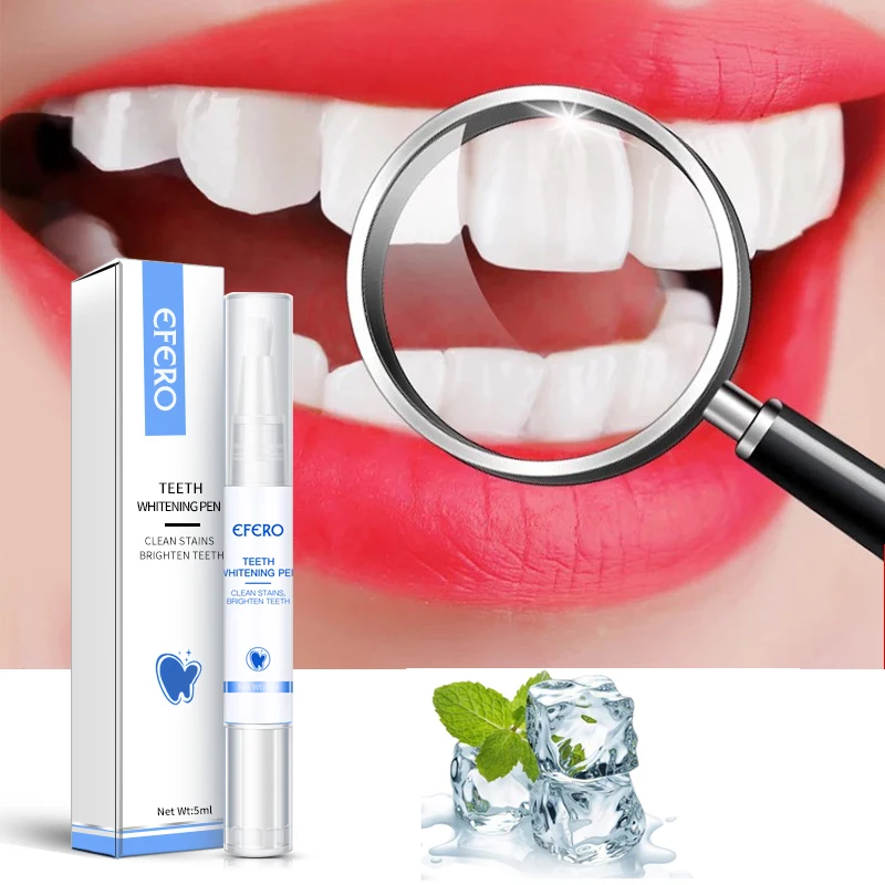 EFERO Teeth Whitening Pen Cleaning Serum Remove Plaque Stains Dental Tools White Teeth Oral Hygiene Tooth Whitening Pen Dentes
EFERO Teeth Whitening Pen Cleaning Serum Remove Plaque Stains Dental Tools White Teeth Oral Hygiene Tooth Whitening Pen Dentes