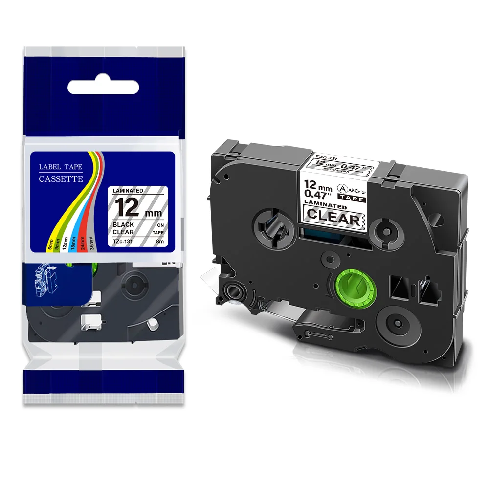 10PK 12mm TZe-131 Tape For Brother TZe 131 tze-131 TZe131 TZ-131 Label Tape Black on Clear For Brother P touch Label Maker
10PK 12mm TZe-131 Tape For Brother TZe 131 tze-131 TZe131 TZ-131 Label Tape Black on Clear For Brother P touch Label Maker