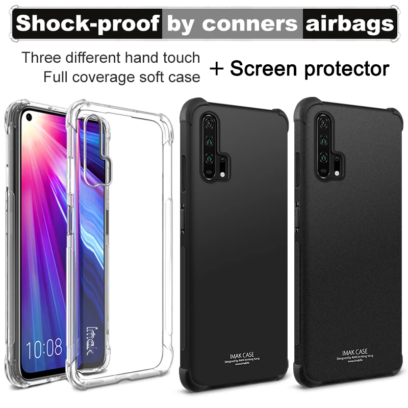 Чехол с подушкой безопасности для Huawei Nova 5t Honor 20 s Pro 20Pro мягкие силиконовые чехлы