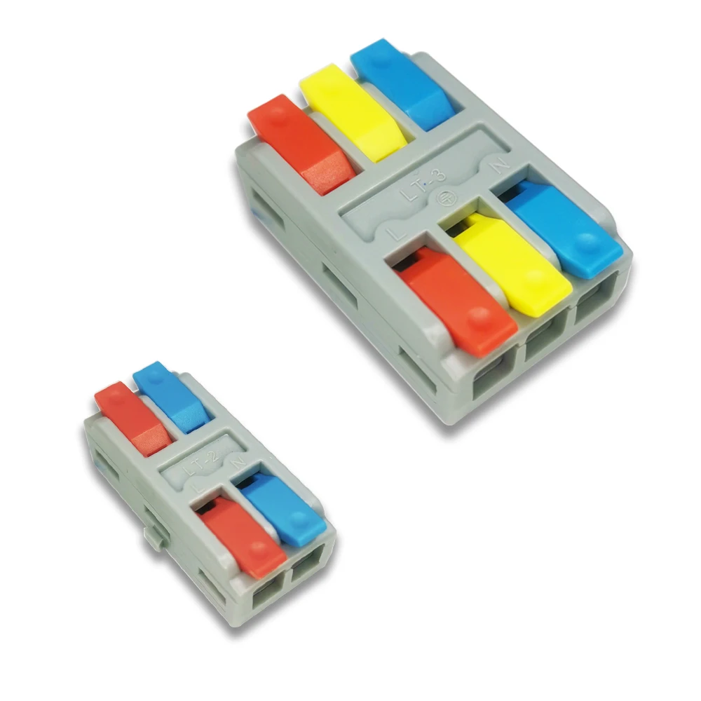 Universal Mini Fast Cable Connector Push-in Junction Box 1/3/5/10 Pcs/Lot Push-in Junction Box SPL-2/3 Leds Connected Terminal
Universal Mini Fast Cable Connector Push-in Junction Box 1/3/5/10 Pcs/Lot Push-in Junction Box SPL-2/3 Leds Connected Terminal