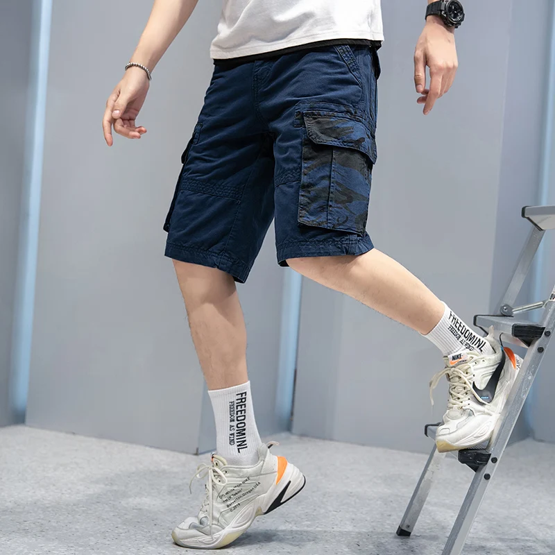 2021 Summer Mens Camouflage Cargo Shorts Men Khaki Jogger Military Cotton Shorts Casual Loose Knee Length Pants Plus Size 
2021 Summer Mens Camouflage Cargo Shorts Men Khaki Jogger Military Cotton Shorts Casual Loose Knee Length Pants Plus Size