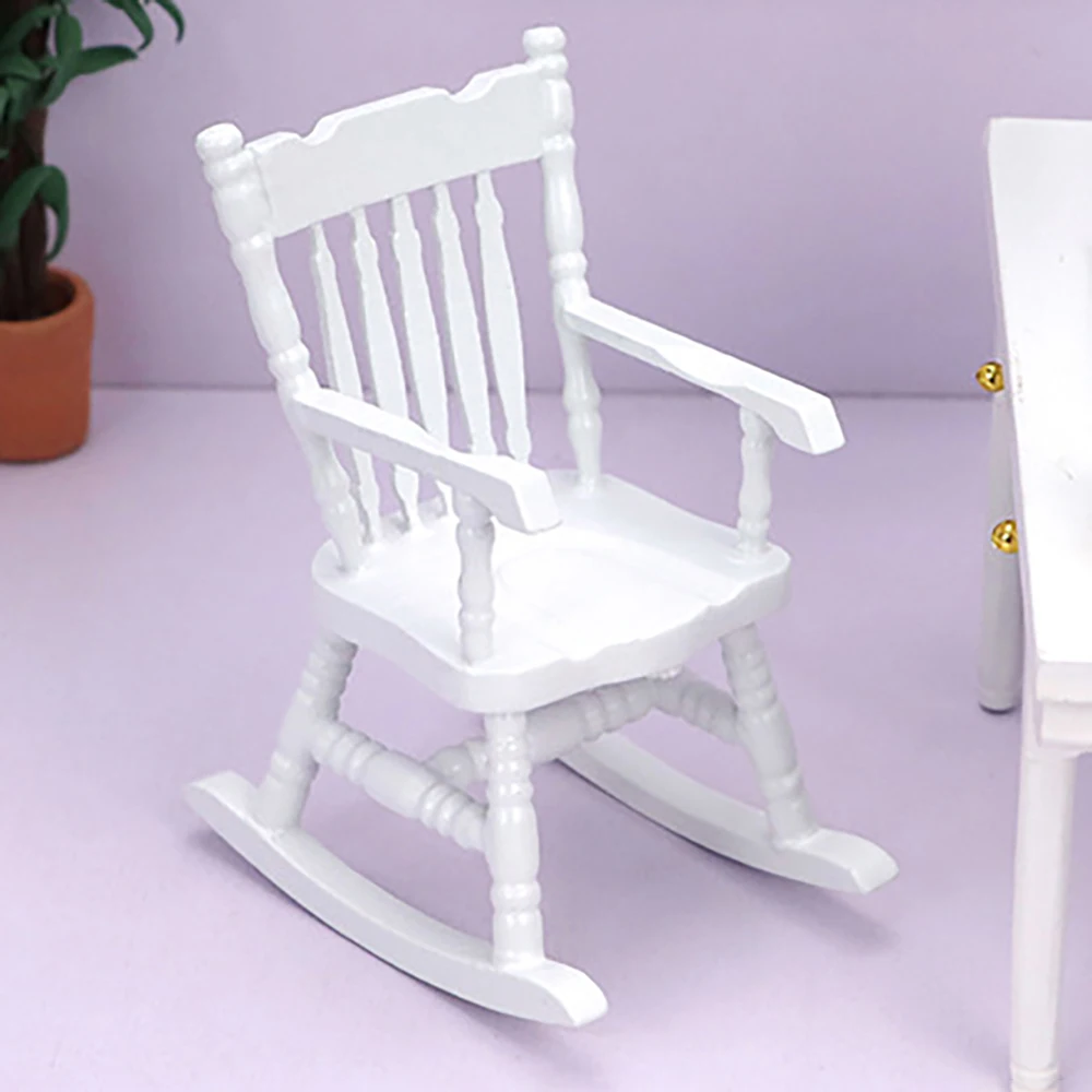 Миниатюрные аксессуары для кукольного домика, деревянное Белое Мини-кресло-качалка, модель мебели, игрушка для украшения кукольного домика...
Миниатюрные аксессуары для кукольного домика, деревянное Белое Мини-кресло-качалка, модель мебели, игрушка для украшения кукольного домика...