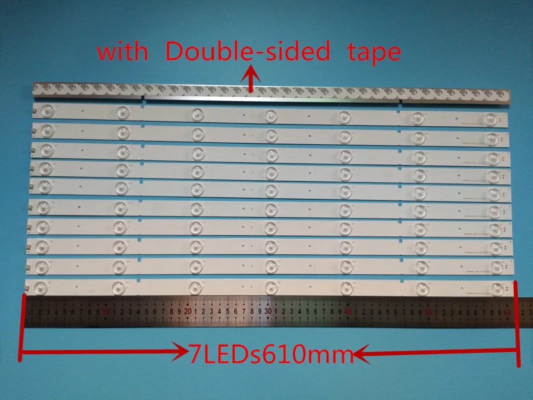 1set =11pcs 100% new For Hisense 55 inch TV backlight strip LED55K20JD led backlight for SVH550AA2-REV05-7LED-130719
1set =11pcs 100% new For Hisense 55 inch TV backlight strip LED55K20JD led backlight for SVH550AA2-REV05-7LED-130719