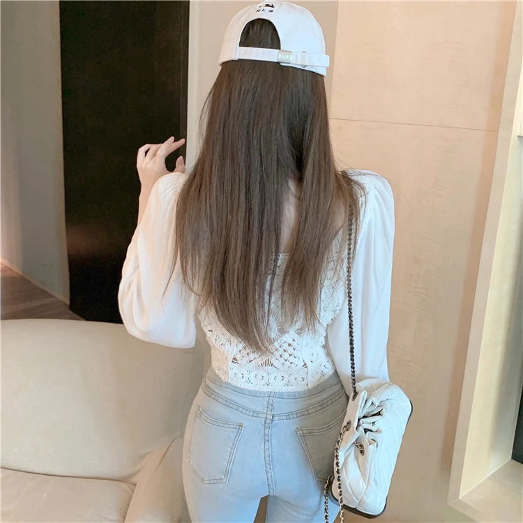 Fashion Blouses New Summer Splicing Comfortable Square Collar Short Sleeve Korean Women's Blouse
Fashion Blouses New Summer Splicing Comfortable Square Collar Short Sleeve Korean Women's Blouse