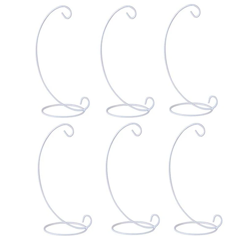 12 Pcs Ornament Display Stand Iron Hanging Rack Holder for Glass Globe Air Plant Terrarium Witch Ball Christmas | Дом и сад