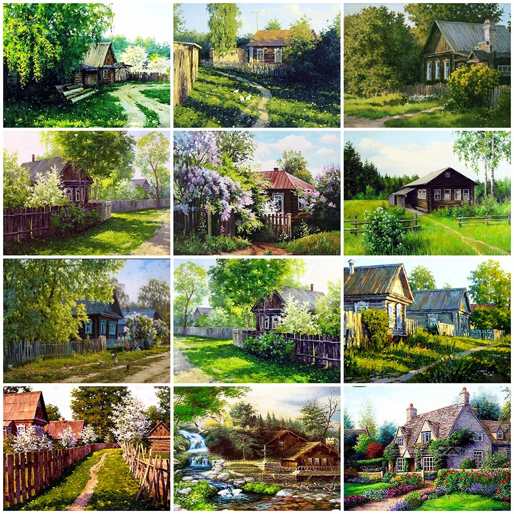 Diamond Embroidery House Sale 5D DIY Diamond Painting Full Round Landscape Rhinestone Picture Cross Stitch Mosaic Kit
Diamond Embroidery House Sale 5D DIY Diamond Painting Full Round Landscape Rhinestone Picture Cross Stitch Mosaic Kit