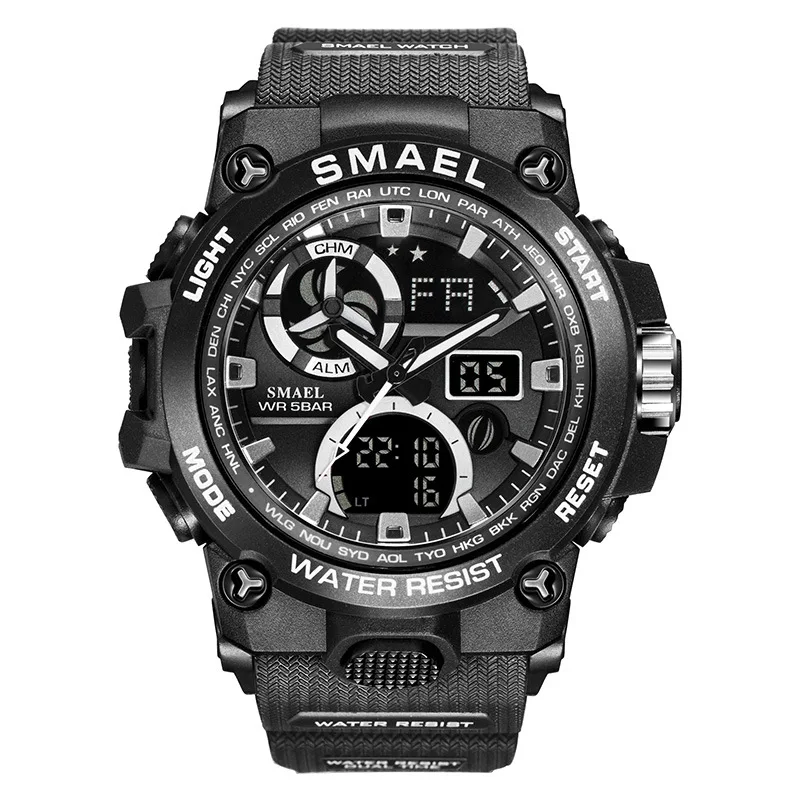 

SMAEL watch authentic fashion sports outdoor waterproof multi-function popular men's electronic watch