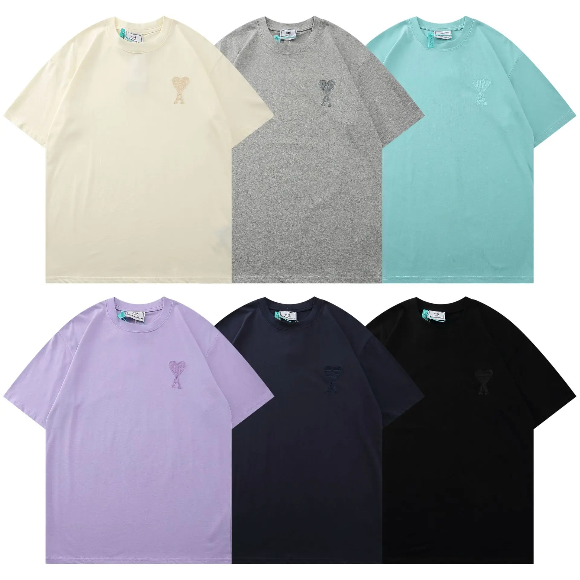 2021 New Men's and Women's Summer Loose Ami Short-sleeved Fashion Trend Brand Cotton Casual Round Neck T-shirt Kanye West
2021 New Men's and Women's Summer Loose Ami Short-sleeved Fashion Trend Brand Cotton Casual Round Neck T-shirt Kanye West