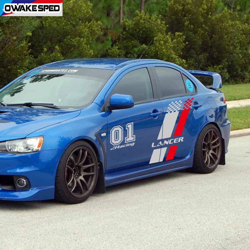 1Set Racing Lattices Grahpics Sticker For Mitsubishi Lancer Car Door Both Side Decor Vinyl Film Decals Auto Body Sport Stripes
1Set Racing Lattices Grahpics Sticker For Mitsubishi Lancer Car Door Both Side Decor Vinyl Film Decals Auto Body Sport Stripes