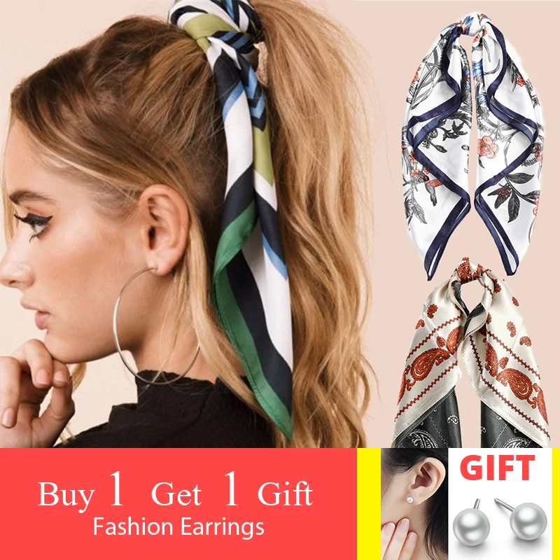 Haimeikang Satin Printed Hair Scarf Square Bandanas Women Hair Accessories Hairbands Soft Summer Headband
Haimeikang Satin Printed Hair Scarf Square Bandanas Women Hair Accessories Hairbands Soft Summer Headband