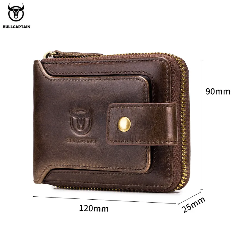 Fashion Retro Genuine Leather Men's Standard Wallet with Coin Pocket Male Hasp Zipper Purse with Card Holder Gentleman Money Bag
Fashion Retro Genuine Leather Men's Standard Wallet with Coin Pocket Male Hasp Zipper Purse with Card Holder Gentleman Money Bag
