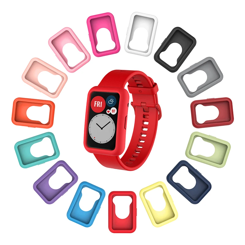BX smart watch accessory silicone protect case for huawei watch fit band sport replacement watchbands for huawei watch fit strap
BX smart watch accessory silicone protect case for huawei watch fit band sport replacement watchbands for huawei watch fit strap
