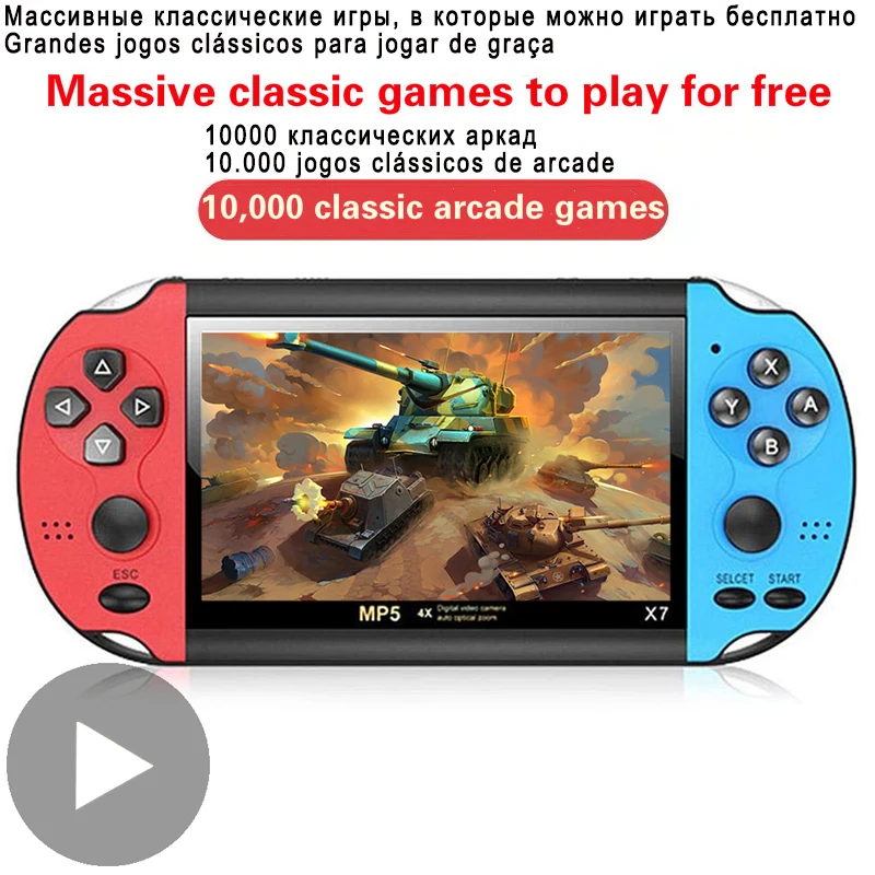 Retro Video Game Console Player Handheld Gaming Portable Portatil Mini Arcade Videogames Electronic Machine Retrogame Play Vidio
Retro Video Game Console Player Handheld Gaming Portable Portatil Mini Arcade Videogames Electronic Machine Retrogame Play Vidio