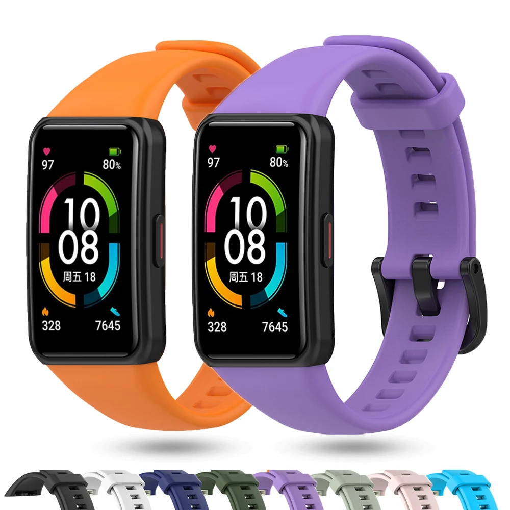 Silicone Watch band for Honor Band 6 Strap Sports Replacement smart wristband correa Bracelet huawei honor band 6 2021 NEW
Silicone Watch band for Honor Band 6 Strap Sports Replacement smart wristband correa Bracelet huawei honor band 6 2021 NEW