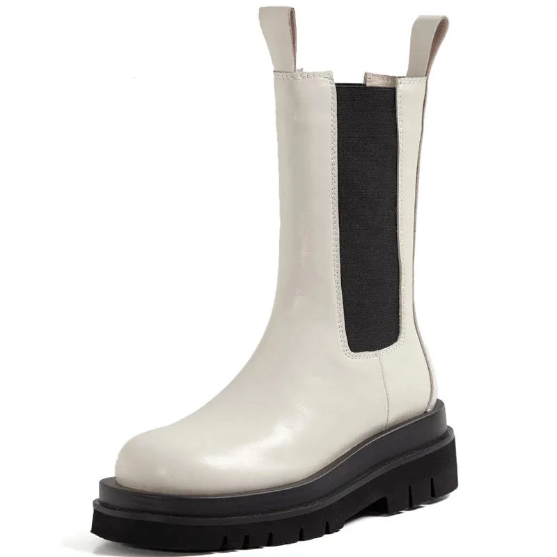Women Ankle Boots Black Genuine Leather Flat Platform Shoes Winter Warm Slip On Woman Western Boots Round Toe Botas Femininas
Women Ankle Boots Black Genuine Leather Flat Platform Shoes Winter Warm Slip On Woman Western Boots Round Toe Botas Femininas