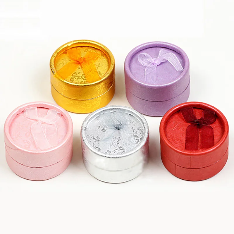 Multi-color Bow Round Ring Box Stud Earrings Jewelry Box Gift Box For Ring Display Paper Jewelry Packaging Wholesale 5.5x3.5cm
Multi-color Bow Round Ring Box Stud Earrings Jewelry Box Gift Box For Ring Display Paper Jewelry Packaging Wholesale 5.5x3.5cm