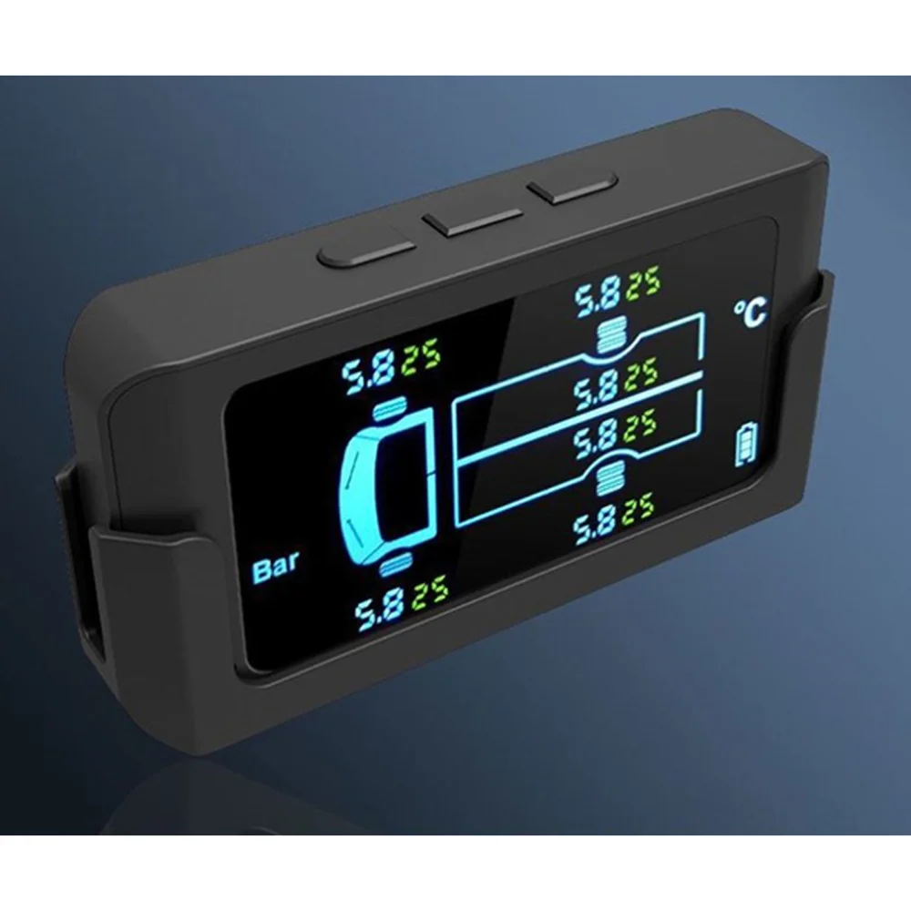1Pc 8.5bar Solar Tire Pressure Monitor System For Large Truck RV Wireless General Bus Truck 6 Tire Pressure External (Black)
1Pc 8.5bar Solar Tire Pressure Monitor System For Large Truck RV Wireless General Bus Truck 6 Tire Pressure External (Black)