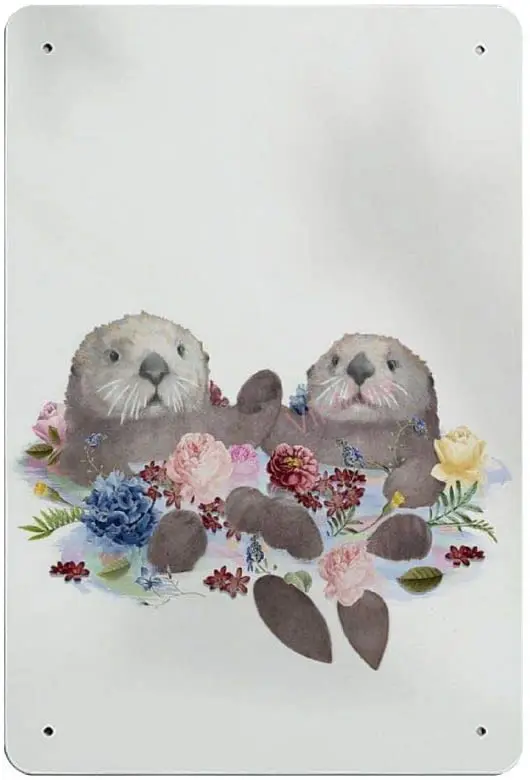 Otters Holding Hands Retro Metal Tin Sign Plaque Poster Wall Decor Art Shabby Chic Gift
Otters Holding Hands Retro Metal Tin Sign Plaque Poster Wall Decor Art Shabby Chic Gift