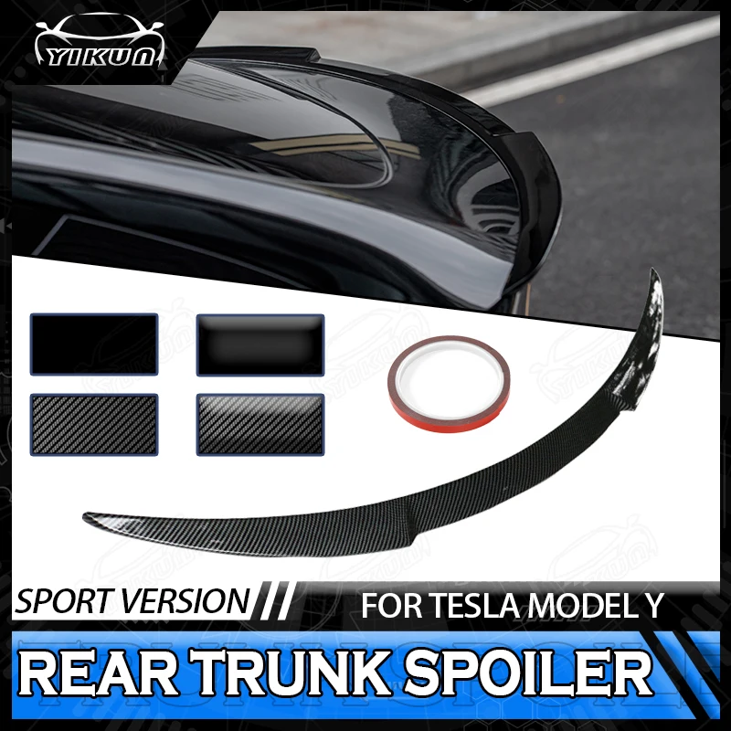 Car Sport Version Rear Tail Wing Trunk Spoiler Exterior Decoration Modified New Body Kit For Tesla Model Y Carbon Fiber 2021
Car Sport Version Rear Tail Wing Trunk Spoiler Exterior Decoration Modified New Body Kit For Tesla Model Y Carbon Fiber 2021