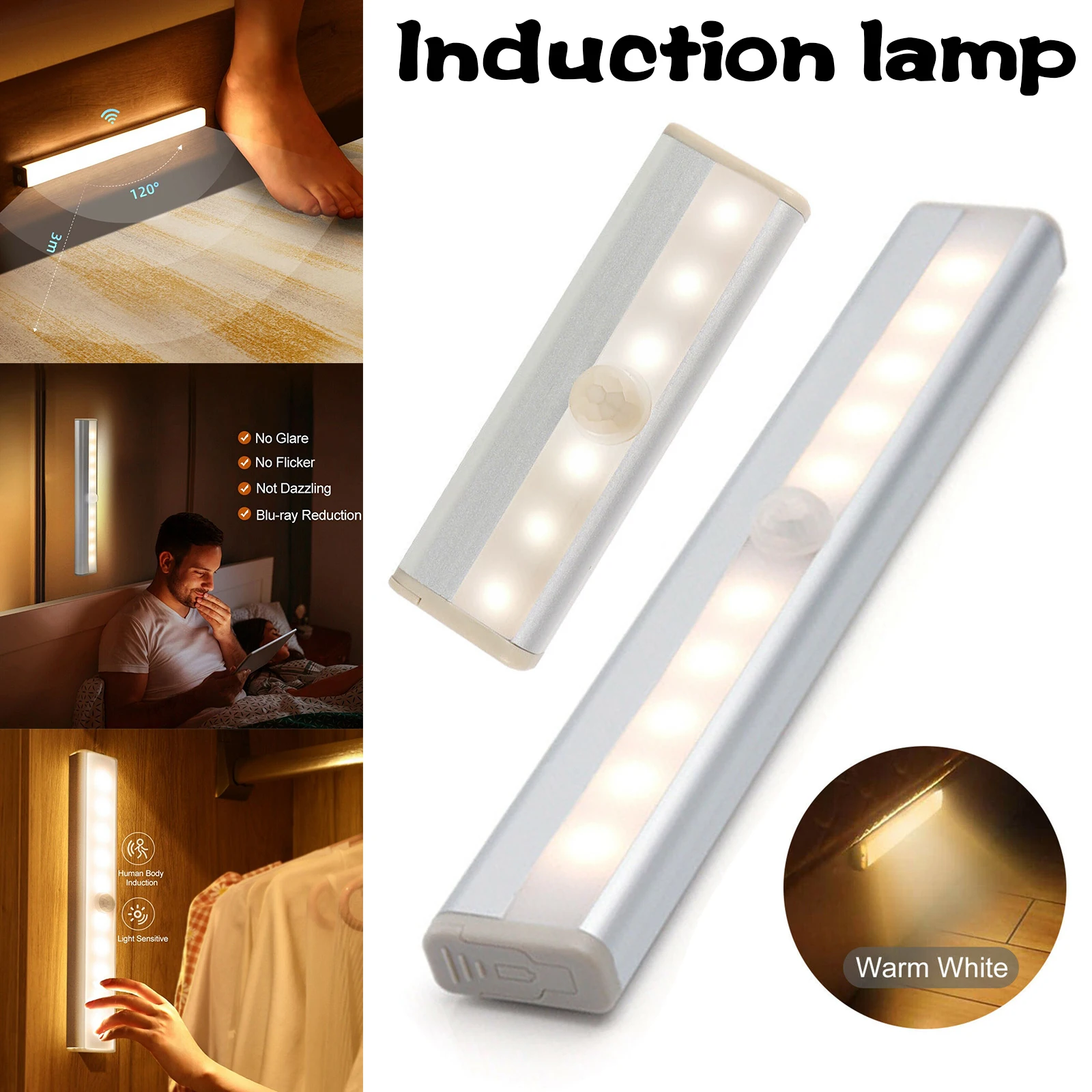 LED Motion Sensor Lights Self-adhesive Smart Night Light Closet Wardrobe Cabinet Strip Lamp Infrared Body Induction Lamp SKD
LED Motion Sensor Lights Self-adhesive Smart Night Light Closet Wardrobe Cabinet Strip Lamp Infrared Body Induction Lamp SKD