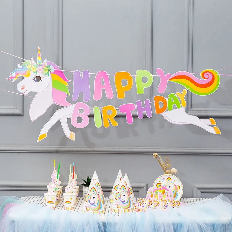 New Unicorn Birthday Pull Flag Pink Letter Garland Kraft Paper Quality Birthday Party Children Gift Unicorn Banner Decoration
New Unicorn Birthday Pull Flag Pink Letter Garland Kraft Paper Quality Birthday Party Children Gift Unicorn Banner Decoration