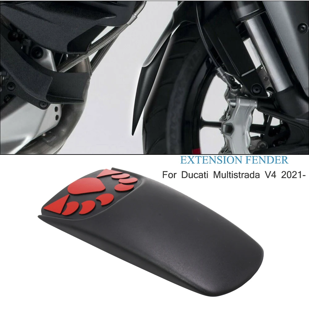 

For Ducati Multistrada V4 MultistradaV4 2021- NEW Motorcycle Front Wheel Fender Extension Mudguard Extender Fender Splash Guard
