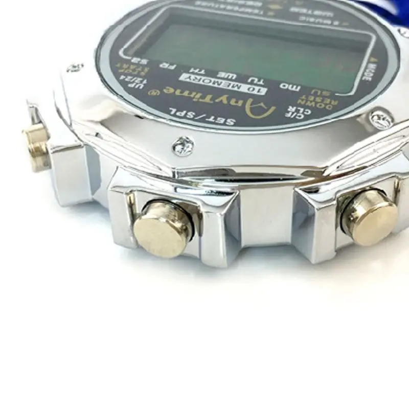 Silent Stopwatch with Light 0.01s Accuracy Countdown Timer Sports Stopwatch 7.4 x 6 x 1.5cm
