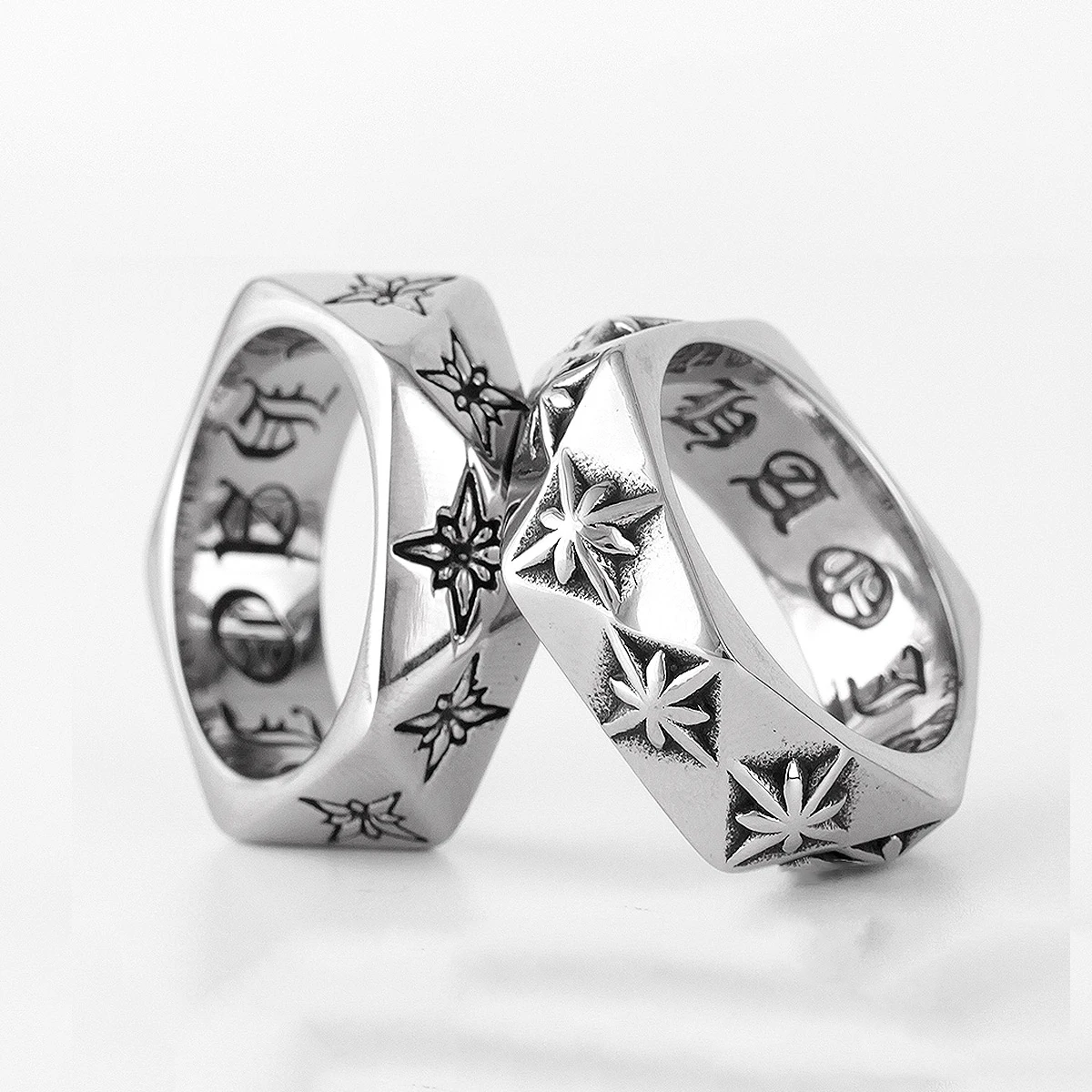 Vintage Polaris Star Stainless Steel Men Rings Pair Rings Aestethic Boyfriend Biker Jewelry Creativity Gift Wholesale
Vintage Polaris Star Stainless Steel Men Rings Pair Rings Aestethic Boyfriend Biker Jewelry Creativity Gift Wholesale