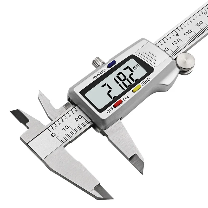 HOT SALE Measuring Tool Stainless Steel Digital Caliper 6 "150mm Messschieber Paquimetro Measuring Instrument Vernier Calipers
HOT SALE Measuring Tool Stainless Steel Digital Caliper 6 "150mm Messschieber Paquimetro Measuring Instrument Vernier Calipers