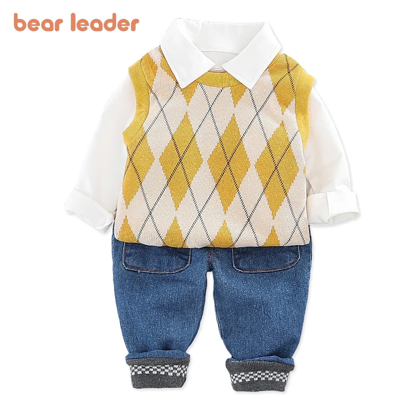 Bear Leader Boys Plaid Clothing Sets 2020 New Fashion Baby Boy Autumn Outfits Kids Long Sleeve Suits Cool Clothes Kids Sets
Bear Leader Boys Plaid Clothing Sets 2020 New Fashion Baby Boy Autumn Outfits Kids Long Sleeve Suits Cool Clothes Kids Sets