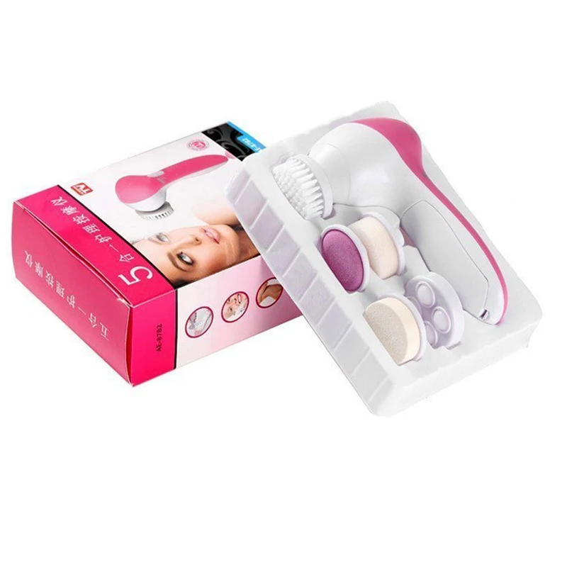 Electric Facial Cleanser Wash Face Cleaning Machine Skin Pore Cleaner Mini Beauty Massager Brush Body Cleansing Massage 5 In 1
Electric Facial Cleanser Wash Face Cleaning Machine Skin Pore Cleaner Mini Beauty Massager Brush Body Cleansing Massage 5 In 1