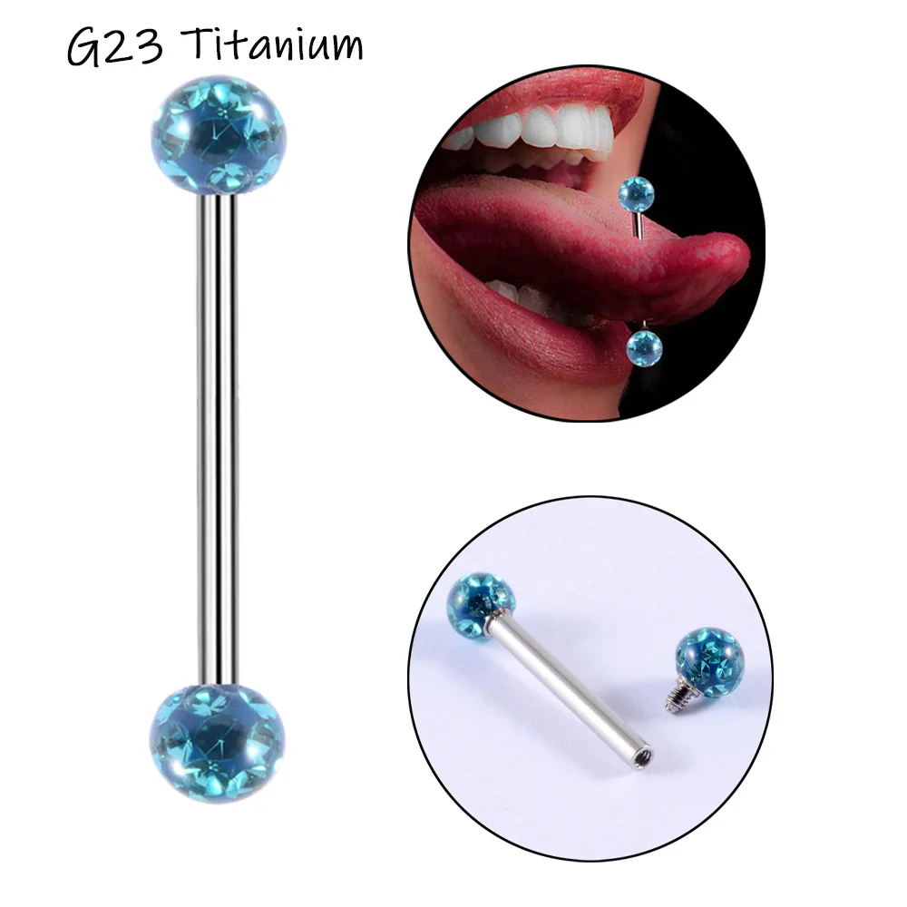 4Pcs G23 Titanium Jewelry Nipple Ring Tongue Piercing Ring Industrial Straight Barbell Internal Body Thread Crystal Ear Piercing
4Pcs G23 Titanium Jewelry Nipple Ring Tongue Piercing Ring Industrial Straight Barbell Internal Body Thread Crystal Ear Piercing