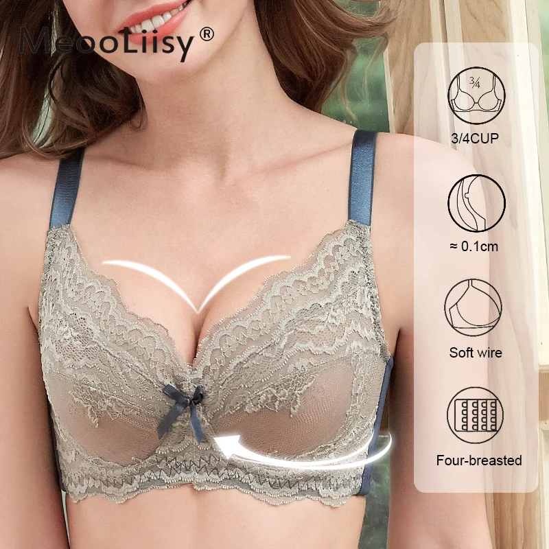 Transparent Bras For Women Ultra Thin Lace Bralette Underwire Push Up Plus Big Size 34 36 38 40 BCDE Cup Sezy Lace Bra
Transparent Bras For Women Ultra Thin Lace Bralette Underwire Push Up Plus Big Size 34 36 38 40 BCDE Cup Sezy Lace Bra