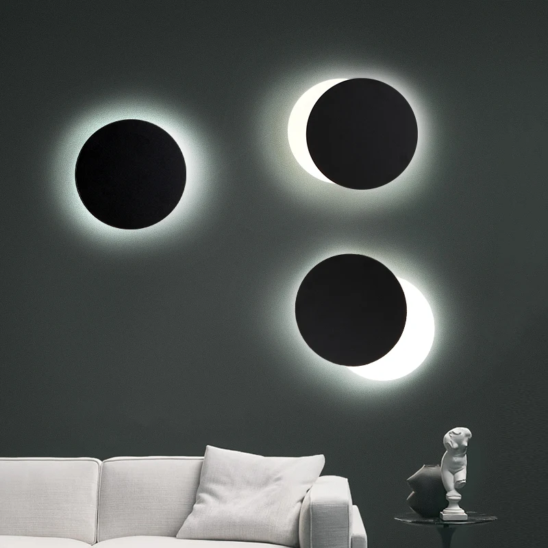 Nordic Living Room Decoration Eclipse Sconces Stair Wall Mount Light Fixture Wall Lights For Bedroom Bedside Led Wall Lamp White
Nordic Living Room Decoration Eclipse Sconces Stair Wall Mount Light Fixture Wall Lights For Bedroom Bedside Led Wall Lamp White