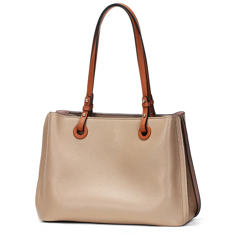 High Capacity Summer Shoulder Bags for Women Top Handle Bag New Fashion Genuine Leather Casual Tote Female Big Purses
High Capacity Summer Shoulder Bags for Women Top Handle Bag New Fashion Genuine Leather Casual Tote Female Big Purses
