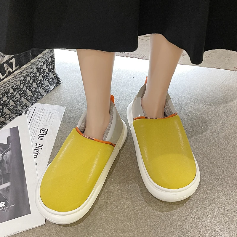 Warm Down Cloth Slippers Women Winter Shoes Home Men Couple Indoor Plush Sneakers Soft EVA Anti-slip Thick Sole Platform Mules
Warm Down Cloth Slippers Women Winter Shoes Home Men Couple Indoor Plush Sneakers Soft EVA Anti-slip Thick Sole Platform Mules