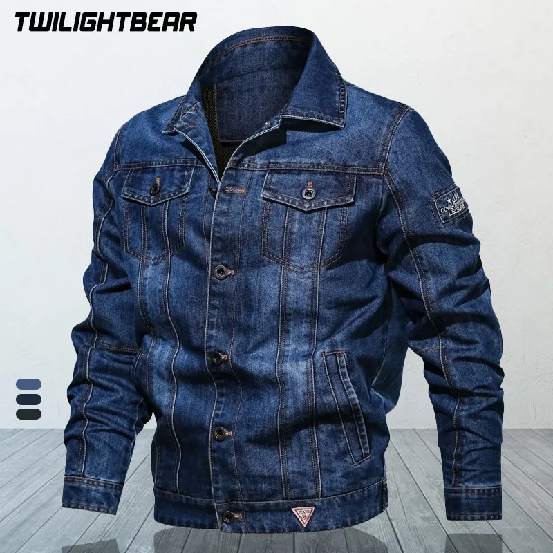 New Men's Denim Jacket Coat Spring Male 5xl 6xl Plus Size High Quality Casual Denim Jacket Men Brand Clothing Outerwear TF66008
New Men's Denim Jacket Coat Spring Male 5xl 6xl Plus Size High Quality Casual Denim Jacket Men Brand Clothing Outerwear TF66008