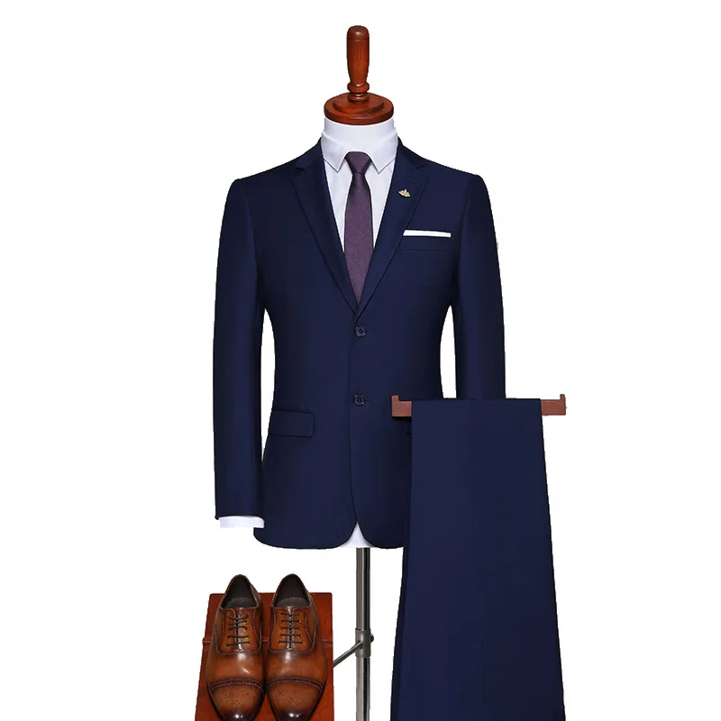 Men's suit solid color slim fit men's suit two-piece jacket + pants men's business casual professional wear terno masculino
Men's suit solid color slim fit men's suit two-piece jacket + pants men's business casual professional wear terno masculino