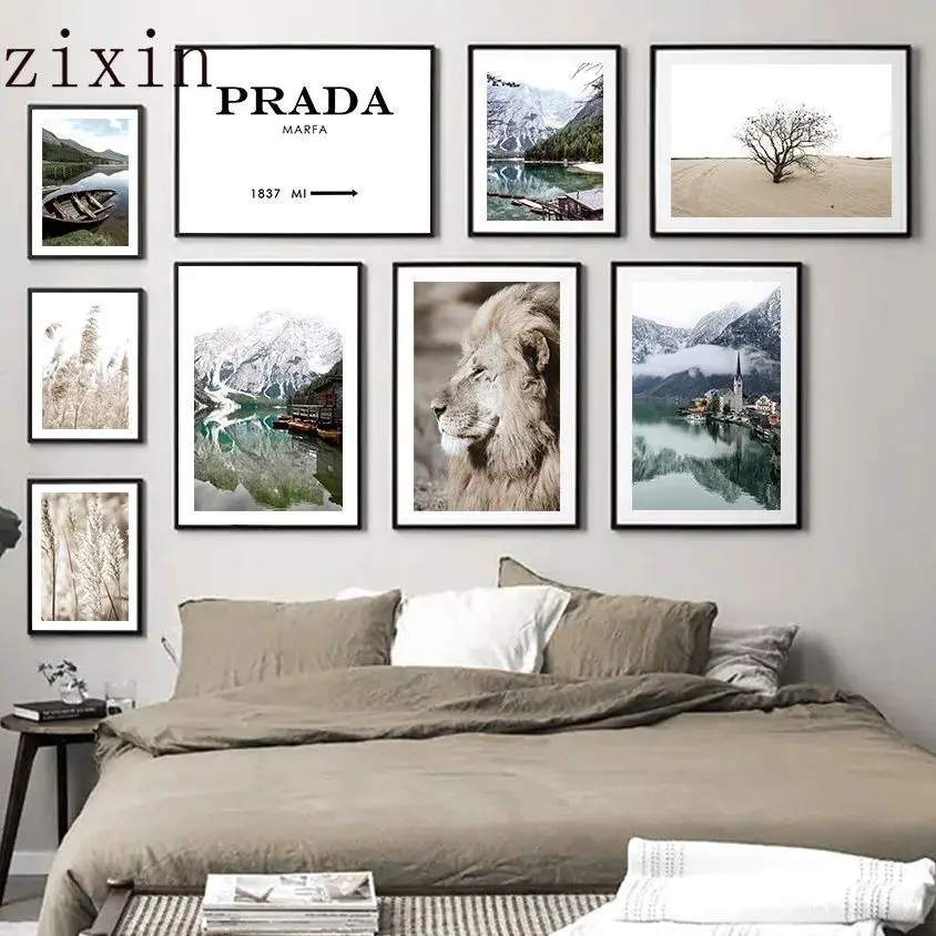 Desert Tree Mountain Forest Lake Lion Reed Wall Art Canvas Painting And Prints Wall Picture For Living Room DecorNordic Posters
Desert Tree Mountain Forest Lake Lion Reed Wall Art Canvas Painting And Prints Wall Picture For Living Room DecorNordic Posters