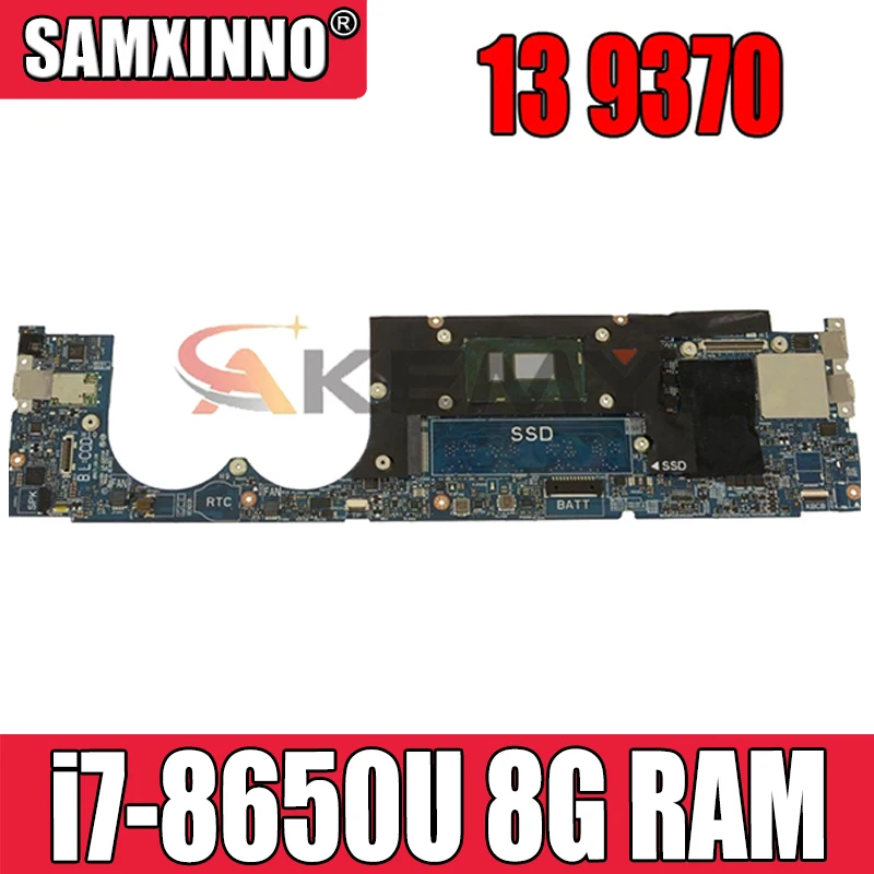 Для Dell XPS 13 9370 Материнская плата ноутбука 8G Оперативная память SR3L8 i7-8650U Процессор LA-E671P CN-0JHN2Y 0JHN2Y JHN2Y 100% рабочих
Для Dell XPS 13 9370 Материнская плата ноутбука 8G Оперативная память SR3L8 i7-8650U Процессор LA-E671P CN-0JHN2Y 0JHN2Y JHN2Y 100% рабочих
